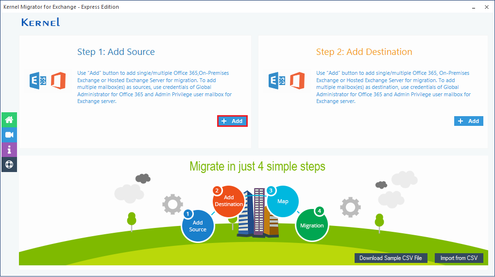 Software home screen
