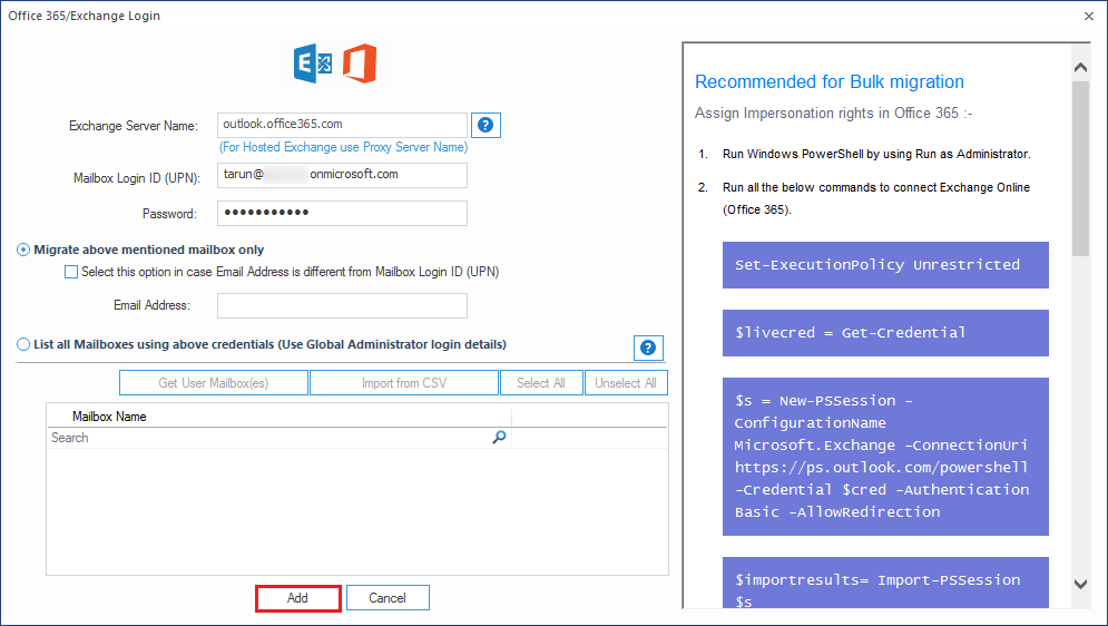 Login Office 365