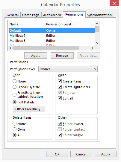 Select the name for the permission level