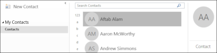 outlook 2016 contacts missing when to button outlook 2016 contacts missing when to button