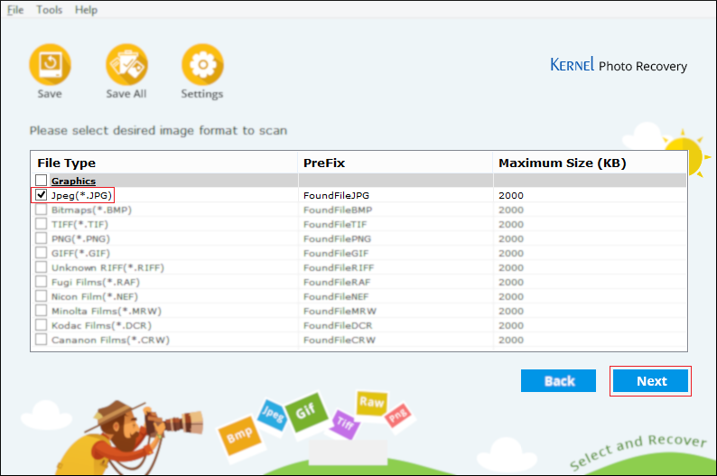 images file format