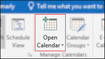 Open Calendar