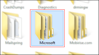 Windows 10 App Data folder