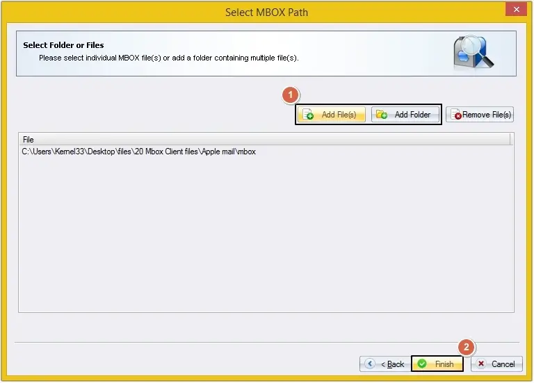 select file or folder