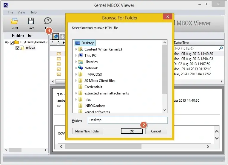 click to process and then select ok