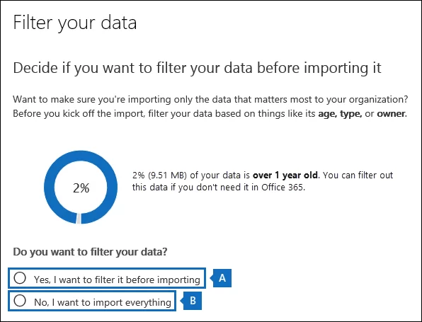 click import to office 365