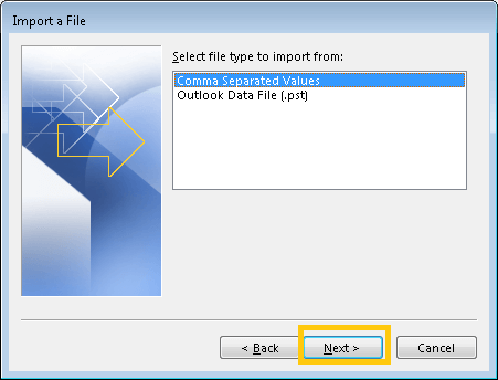 Select Comma Separated Values