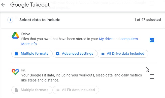 From your old Google Drive account