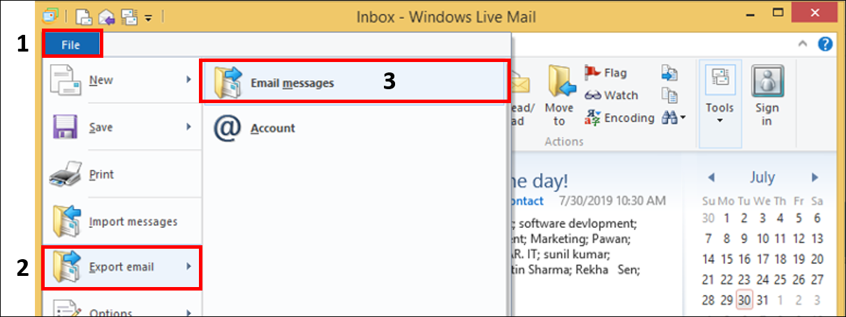 Ways to Open EML File in Outlook 2019, 2016 and 2010