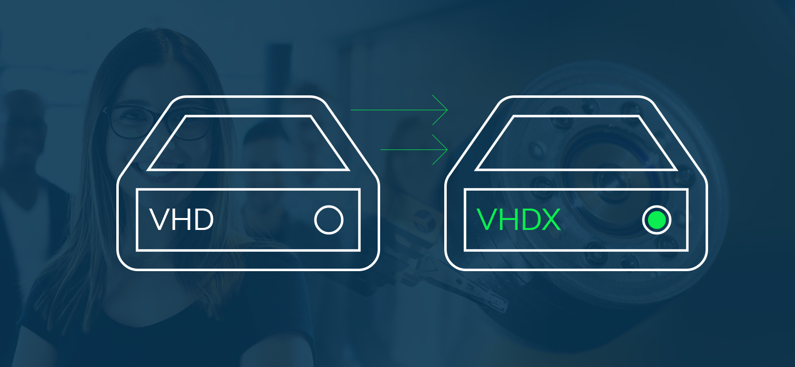 How to convert VHD to VHDX file?