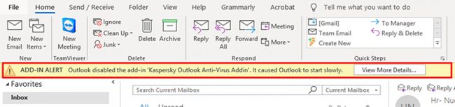 How to fix Outlook not responding error?