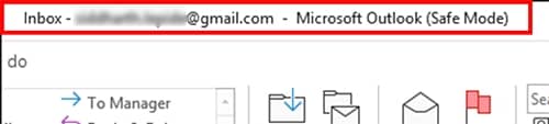 run Outlook in safe mode to access your Outlook 