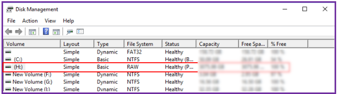 Open Disk Management 