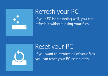 Refresh and Reset PC