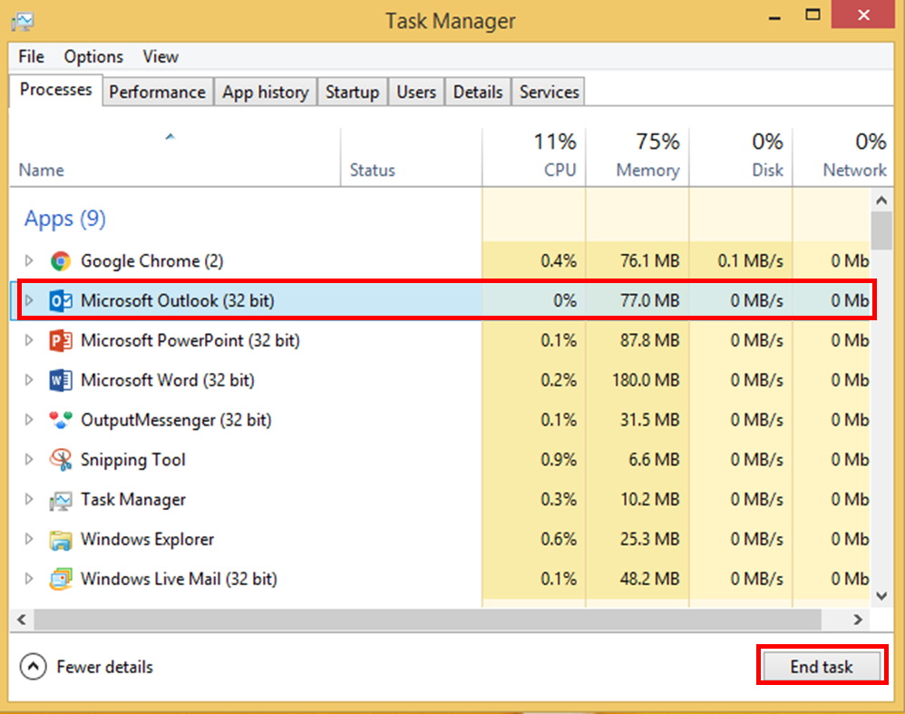 How to Fix Outlook Not Responding Error?