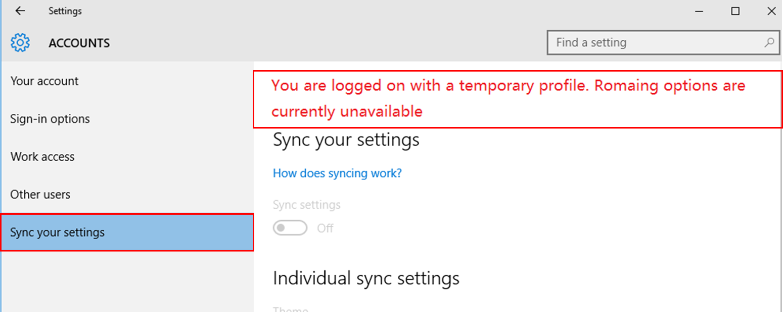 Sync your settings