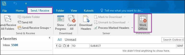 yahoo email stuck in outlook outbox