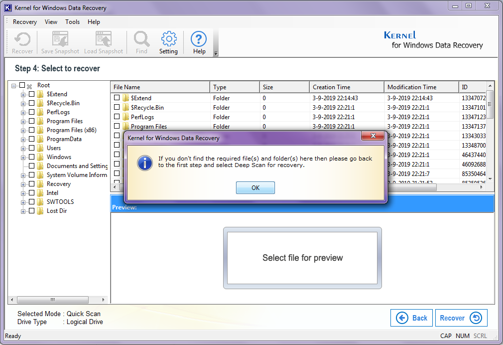 you will find a dialogue box like shown in the screenshot