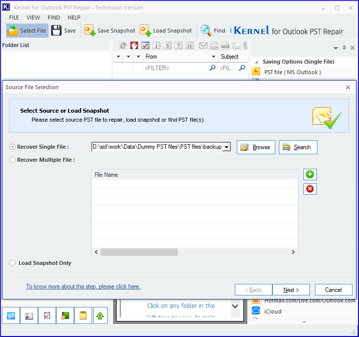 Outlook PST Repair Tool