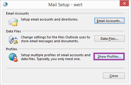 Select Mail option