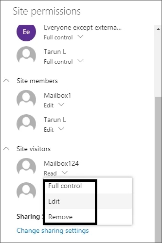 addes sharepoint users