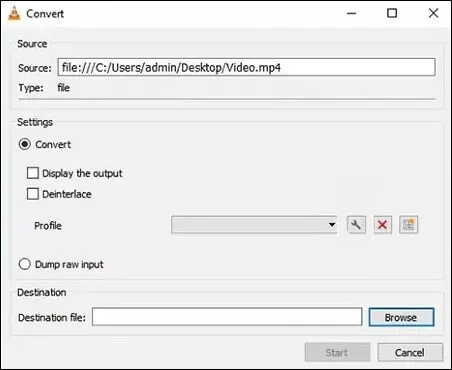 click on start