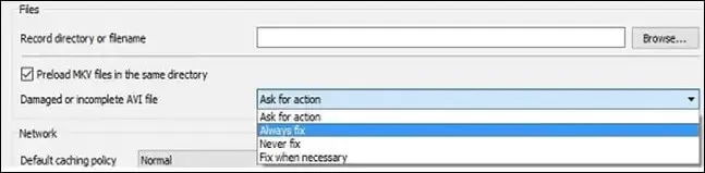 always fix option