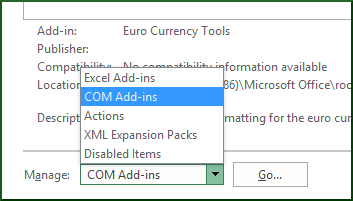 COM Add-ins