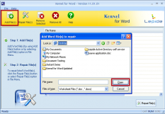 Solved – A file error has occurred in MS Word