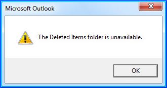 these emails to the deleted items