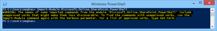 import the Windows PowerShell module