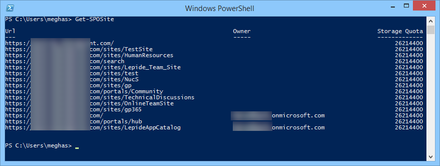 SharePoint Online to Windows PowerShell