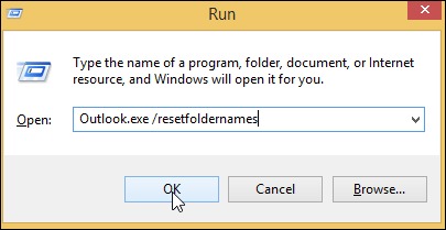 reset the folder names