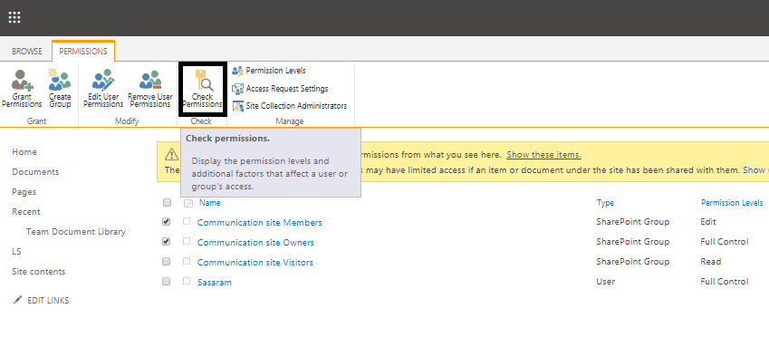 SharePoint Permissions