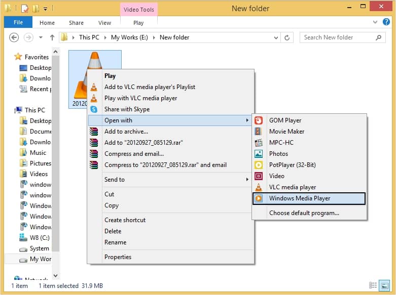 you might get prompted to install the codec so click Install