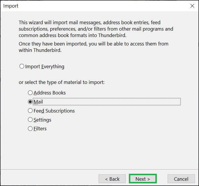 select specific items