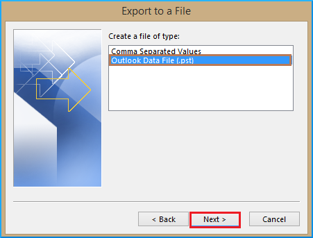 Outlook Data File
