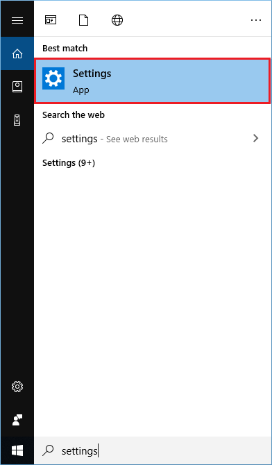 Windows Setting