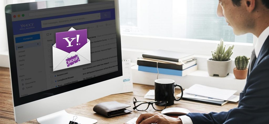 backup yahoo emails