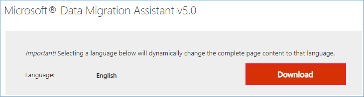 Download Microsoft Data Migration Assistant latest version