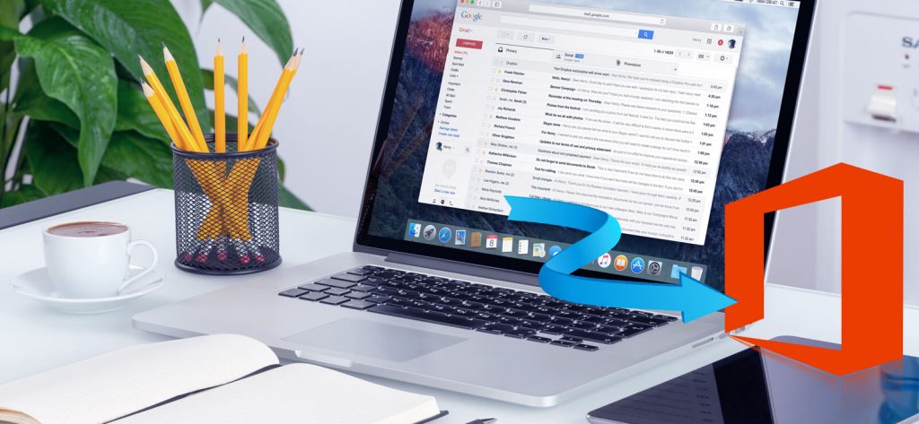 import gmail to office 365