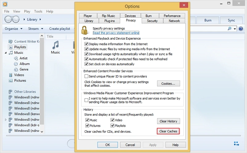 select clear cache and hit OK