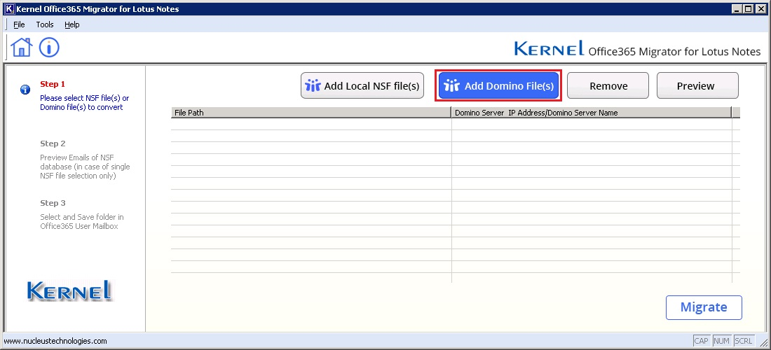 Office 365 Migrator for Lotus Notes