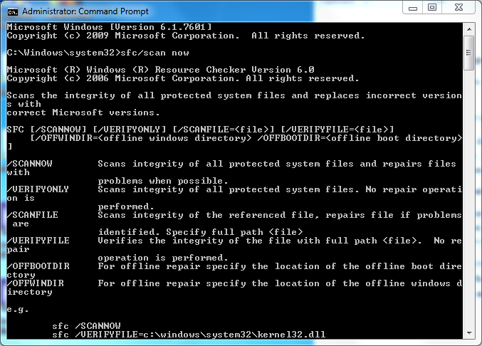 open Command Prompt and select Run as Administrator