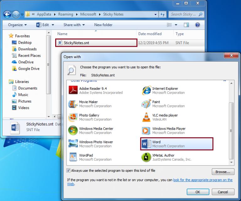 Tips to recover Sticky Notes in Windows 10