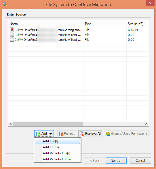 File System to OneDrive Migration