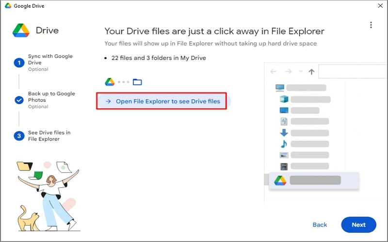 open files in files explorer