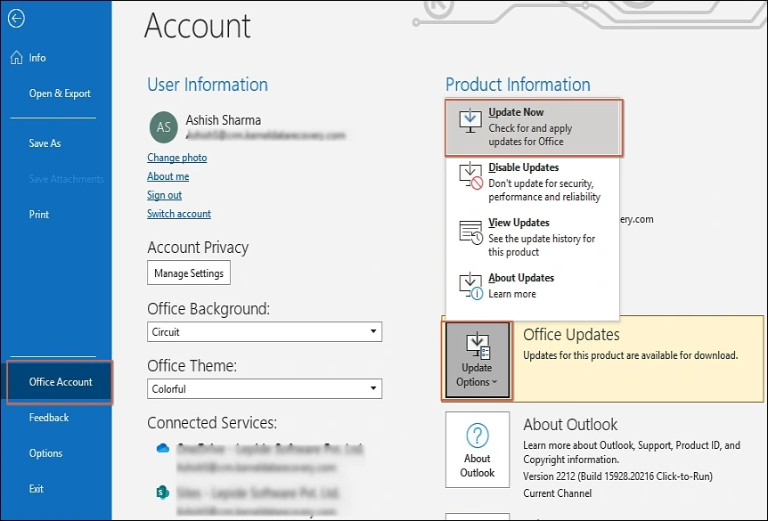 Outlook for Mac not syncing with Exchange Server