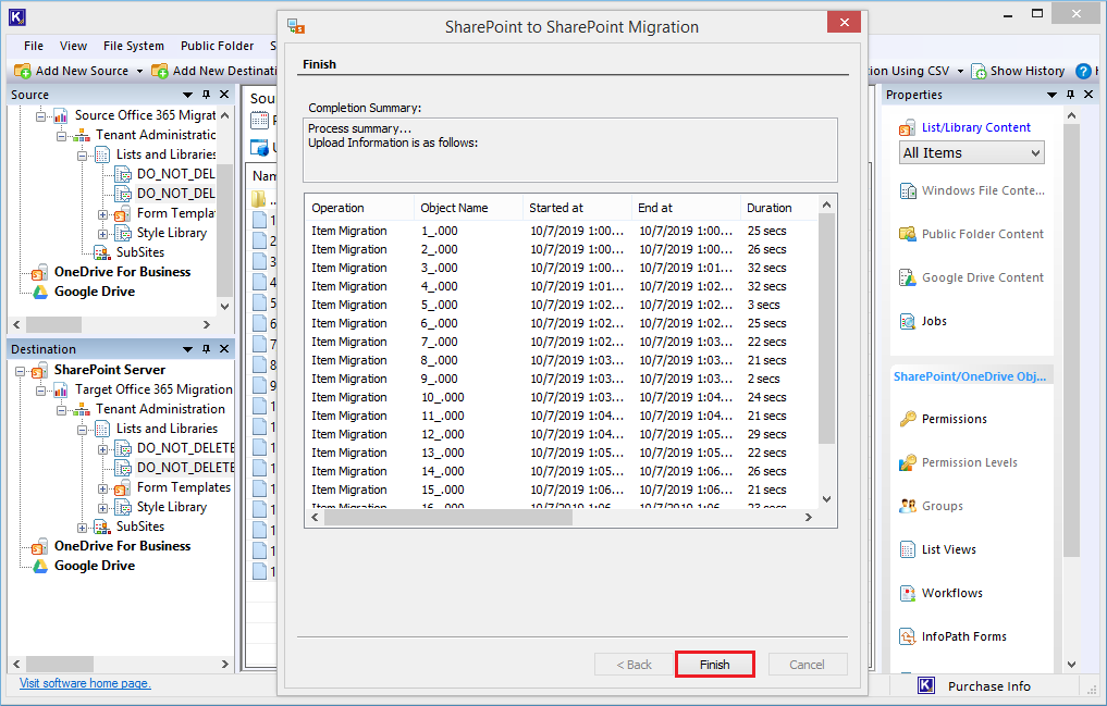 SharePoint migration tool