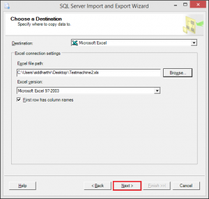 Top two ways to export data from SQL database to excel